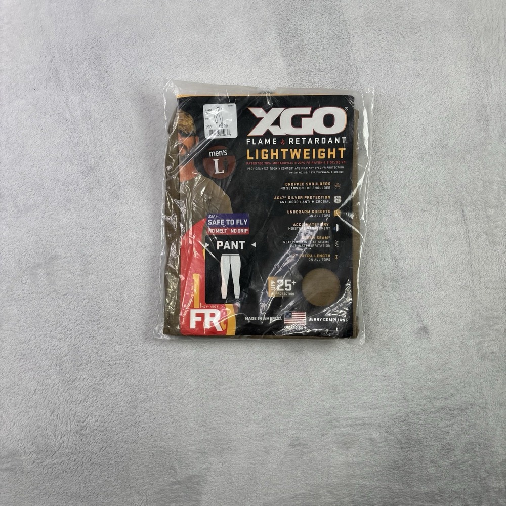 XGO Flame Retardant Lightweight Pants Men's Large Brand New Olive Green